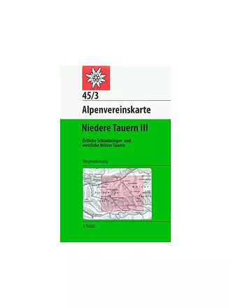 ALPENVEREIN | Wanderkarte Niedere Tauern 3 Maßstab: 1:50.000 | 